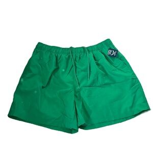 Faded Glory Emerald Green Mesh Swim Shorts NEW XL Mesh Lined 18” Mid Thigh
